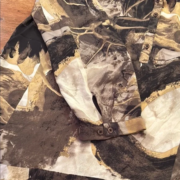 Multicolor Abstract blouse - Picture 3 of 3